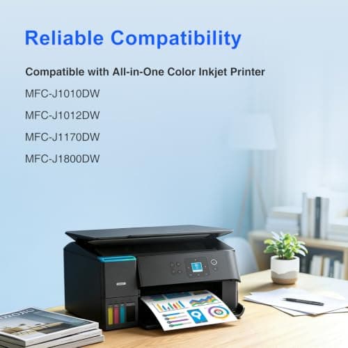 Starink LC401XL Ink Cartridges for Brother Printer High Yield 5 Pack, Compatible Replacement for Brother LC401 Ink Cartridges for Brother MFC-J1010DW MFC-J1170DW MFC-J1012DW MFC-J1800DW - Thumbnail 2