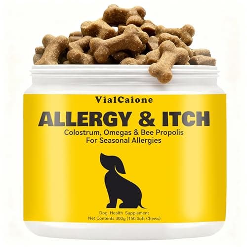 Allergy & Itch for Dogs | Daily Support for Itchy Skin, Immune Health & Seasonal Allergies from Colostrum, Bee Propolis + Probiotics | 150 Soft Chews - Image 1