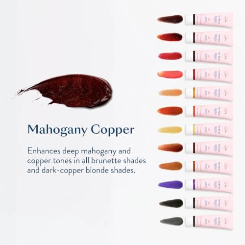 eSalon Color Depositing Hair Color Booster Treatment - Tint Rinse Hair Toner & Enhancer - Professional-Grade Mask - Apply with Shampoo & Conditioner (Mahogany Copper) - Thumbnail 2