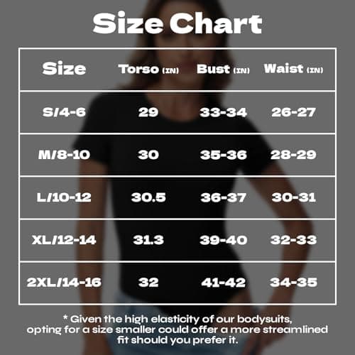 TNNZEET Bodysuits for Women - Black Bodysuit Women Tops Round Neck T Shirts for Fashion Body Suit Outfits Going Out Tops - Thumbnail 5