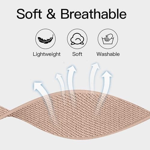 BMBEAR Stretchy Bands Compatible with Samsung Galaxy Watch Band 7/FE/6/5/4/3 & Watch 5 Pro & 6/4 Classic &Gear S3/S2, Soft Fashion Nylon Braided Elastic Strap for 20mm 22mm watch band for Samsung Watch 47mm 46mm 45mm 44mm 40mm 43/42/41mm (Rose powder, 20mm) - Thumbnail 3