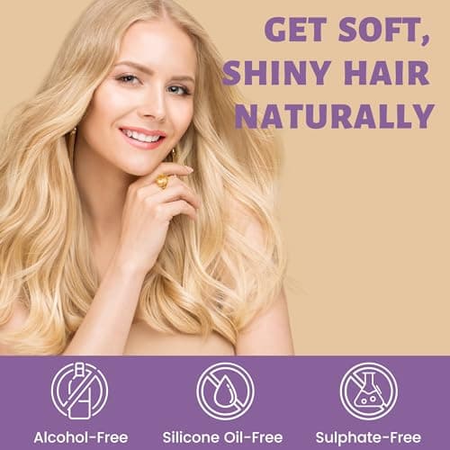 BOTANQUIL Moroccan Shampoo and Conditioner Set with Argan Oil, Shea Butter & Hyaluronic Acid Plant Based Gentle Cleansing for Dry, Damaged Hair, Hair Hydrating Anti Frizz- Floral Scent - Thumbnail 6