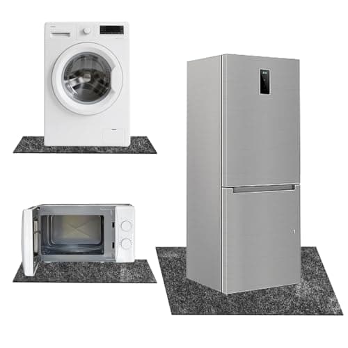 BETAGT 2 Pcs Refrigerators Mat, Multifunctional Home Appliance Waterproof Slip Resistant Mat, Absorbent Household Equipment Pad for Protect Refrigerators Washing, Machine and Floors, 36" X 36" - Thumbnail 5