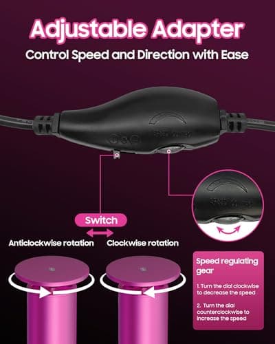 FSA&HSA Electric Foot File - High Torque,Callus Remover for Feet,Adjustable Speed Foot File with 60 Pcs Sandpaper Discs,Professional Pedicure Tool for Dead Skin and Calluses - Thumbnail 3