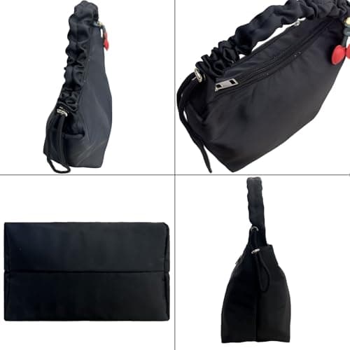 TTCAYU Lunch Bag Women Small Insulated Lunch Box Cute Lunchboxs Lightweight Cooler Bag For Work Picnic Travel (BLACK-lunch bag) - Thumbnail 4