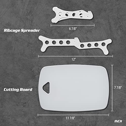 KNINE OUTDOORS Hunting Deer Knife Set Field Dressing Kit Portable Butcher Game Processor Set, 12 Pieces - Thumbnail 4