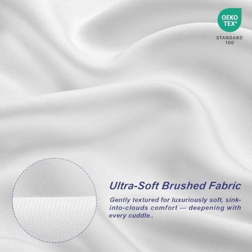 Wuuyuef 18x18 Pillow Inserts Set of 2–Hypoallergenic Square Pillow Inserts, Oeko-TEX Certified Virgin Down Alternative Filling, Machine Washable - Thumbnail 6