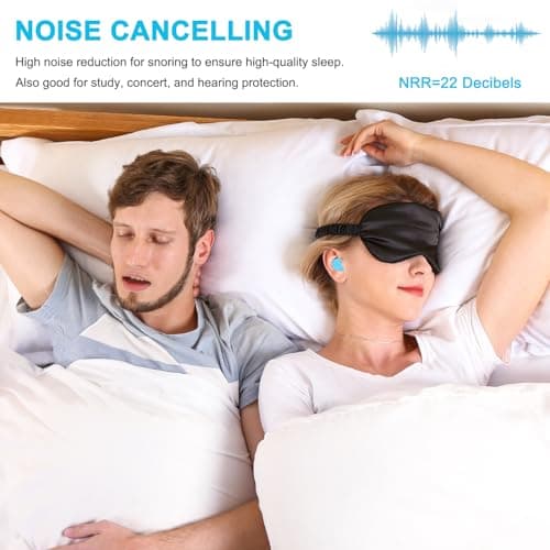 Becheln Ear Plugs for Sleeping, Waterproof Moldable Silicone EarPlugs for Sleeping Noise Cancelling, Mowing, Swimming and Concerts, 8 Pair (16 Count) - Thumbnail 2