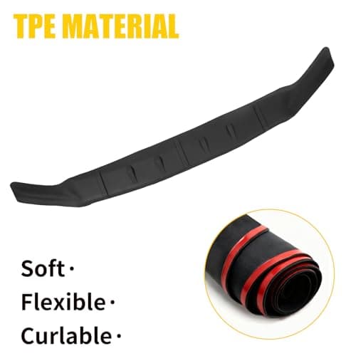 Maxzina TPE Hood Protector Compatible with 2021-2025 2026 Ford F150 XL/STX/XLT/Lariat Hood Shield TPE Bug Deflector Bug Guard for 2024 Ford F-150 Accessories - Thumbnail 5