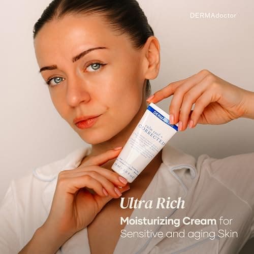 DERMAdoctor Ceramide Serum Skin Barrier Cream, Dermatologist Formulated Vitamin C Face Cream with Ferulic Acid + Vitamin E Oil; Ceramide Moisturizer Skin Barrier Repair for Sensitive Skin - 2.0 oz - Thumbnail 3