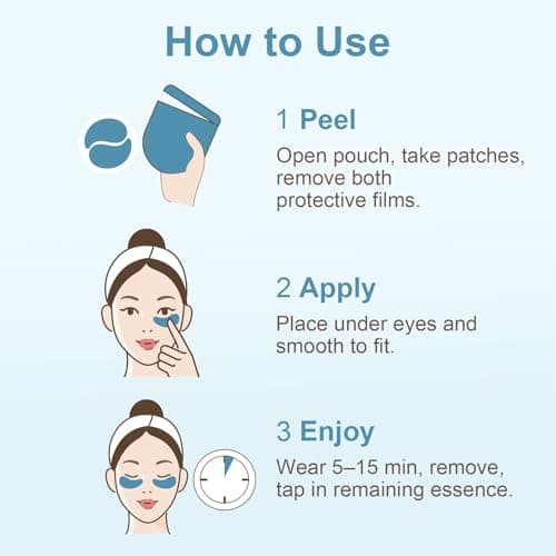 Hydra Reset Hydrogel Under-Eye Patches 28 Pairs - Hydraverse¹ Surface Phase Crystal Mask with Multi-Weight Hyaluronic Acid, Caffeine & Tremella for Instant Hydration, De-puffing & Makeup Prep - Thumbnail 6