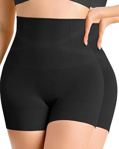 ForeverShaper Tummy Control Shapewear Shorts for Women High Waist Seamless Body Shaper Thigh Slimmer Butt Lifting Stomach Shapewear Shorts Under Dress Girdle - Image 1