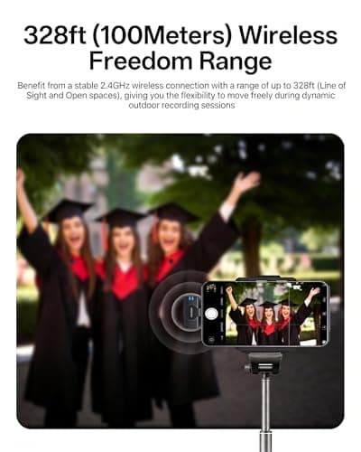 KASOHQEE Wireless Lavalier Microphone for iPhone 16/15/14/13, iPad & Android, Magnetic Clip-on Mini Mic with Charging Case,30H Playtime Plug-Play Lapel Lavalier Mic for Vlog TikTok, AI Noise Reduction - Thumbnail 6