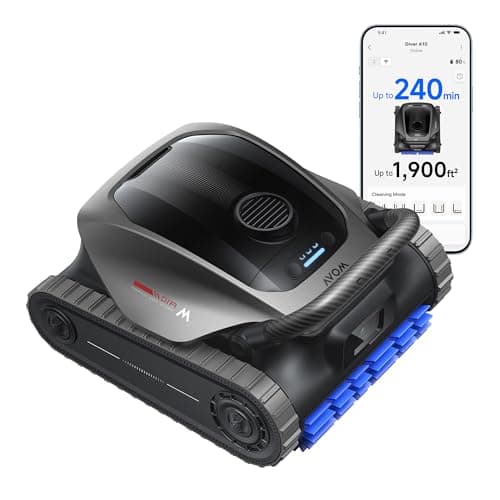Mova Diver A10 Cordless Robotic Pool Vacuum Cleaner, 6,000GPH Suction, 240min Runtime, Wall Climbing & Double-Pass Waterline Scrubbing, AI-Powered Edge Cleaning & Path Planning, Auto Parking, 8 Modes - Image 1