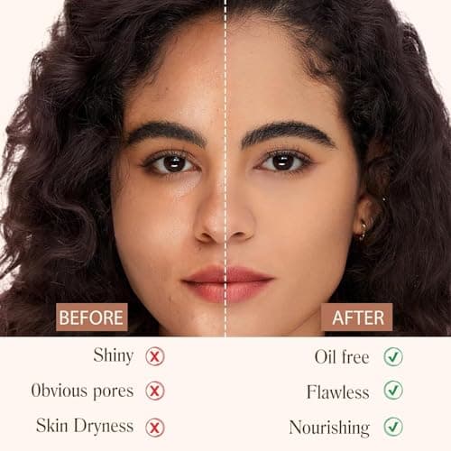 BARUBT 4-in-1 Color Changing Foundation, Medium Spectrum, Full Coverage Self-Adjusting Makeup for Mature Skin, Waterproof Liquid Concealer with Hyaluronic Acid for Daily Touch-Ups Travel 40ML*2 2PCS - Thumbnail 4