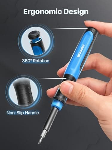 Wesdut 52in1 Small Precision Screwdriver Set with torx, Mini Screw Driver Set, Magnetic Repair Tool Kit for Phone, Computer, Laptop, PS4 PS5, Xbox, Switch, Eyeglasses, Watch, Electronic, Gifts for Men - Thumbnail 5