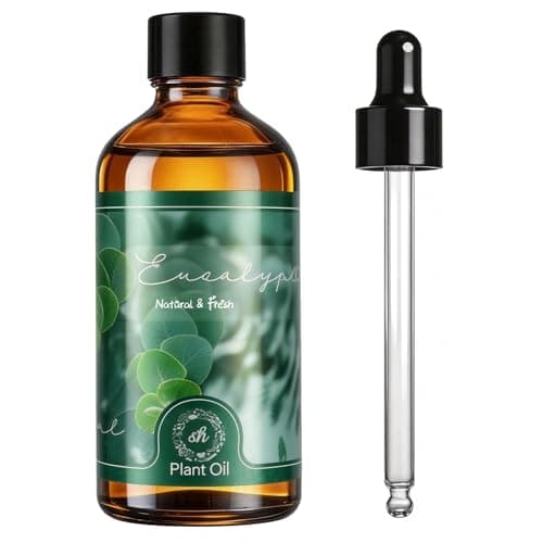 Essential Oil with Glass Dropper, Eucalyptus Fragrance Oils - Image 1