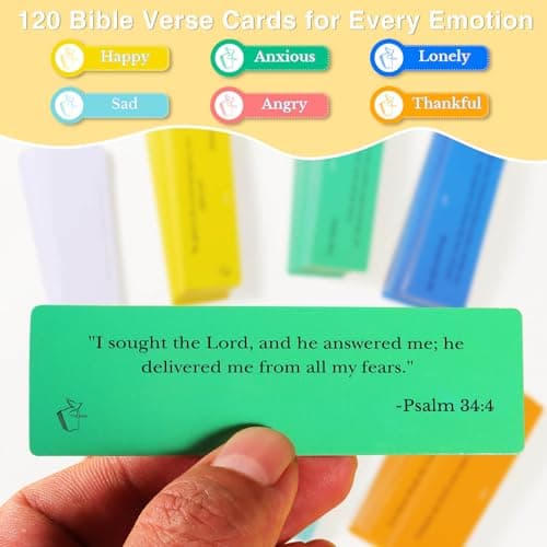 Bible Verse Jar, Christian Gifts for Women & Men, Mothers Day Gifts For Mom, Grandma, Read Me When Bible Verses Jar, Graduation Gift For Her, Inspirational Religious Gift, Prayer Scripture Cards - Thumbnail 3