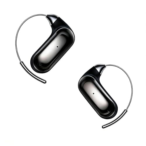 Xmenha Over Open Ear Earbuds Wireless Bluetooth Open Ear Headphones Air Conduction Earbuds that Don't go in Your Ear with Over-Ear Hooks Running Headphones - Image 1
