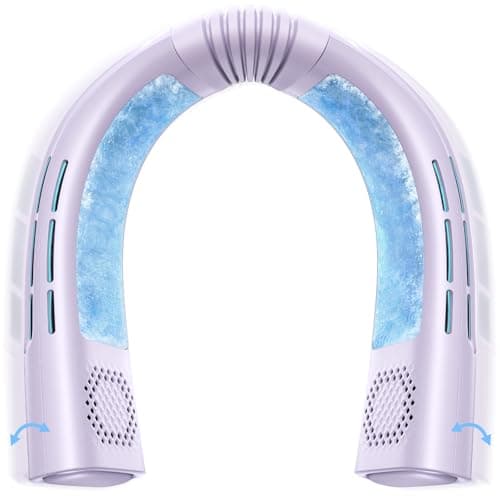 TORRAS Coolify 2026 Neck Air Conditioner 2S PRO, Ice-Feel Semiconductor Cooling Neck Cooler & Personal Air Conditioner for Golf, City Walk, Vacation Travel & Music Festival, Premium Gift, Purple - Image 1