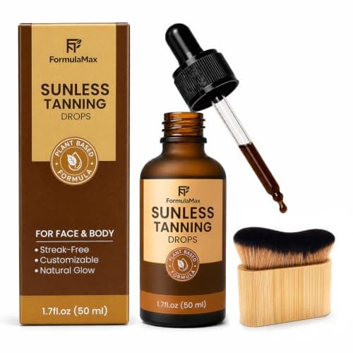 Sunless Tanning Drops for Face & Body Gift Box, 1.7 fl oz (50ml)