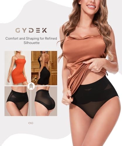 GYDEK Shapewear Tummy Control Panties-Lower Body Shaping Briefs Compression Underwear Low Rise Shapewear Girdle Panty for Women - Thumbnail 6