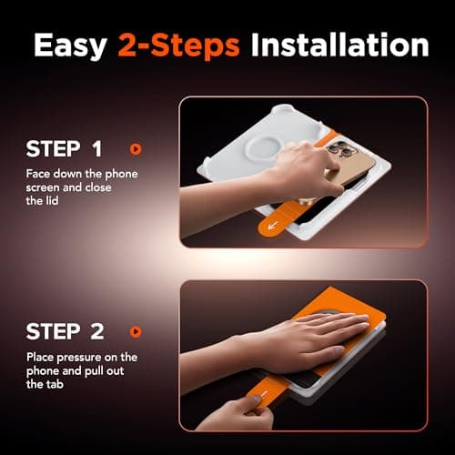 GolbinBox 3-Pack Privacy Screen Protector for iPhone 16 Pro 6.3 Inch,Military-Grade Shatterproof Anti-Spy HD Tempered Glass, Easy Installation,Dust and Bubble Free,9H Hardness,Anti - Fingerprint - Thumbnail 4