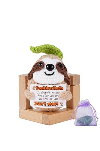 Gifts for Him Her, Positive Crochet Animals with Fragrance, Encouragement Gifts for Women Men, Emotional Support Crochet Gift, for Holidays Such as Mothers Day Fathers Day Birthdays Anniversary - Image 1