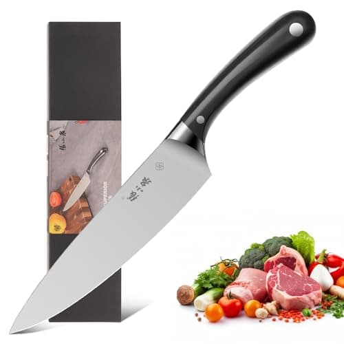 ZHANG XIAO QUAN Kitchen Knife in High Carbon Steel, Professional Chef Knife with Ergonomic Handle and Ultra Sharp Blade - Image 1