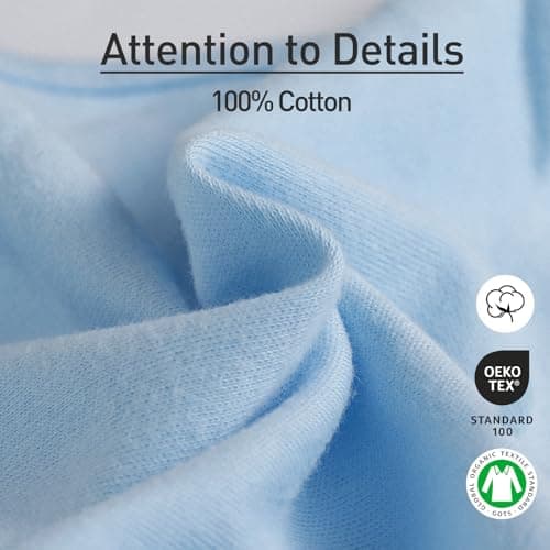 GLLQUEN BABY Swaddle Sleep Sack - 3 Pack Infant Swaddles for Newborn, Baby Swaddling Sack 0-3 Months, Ergonomic Newborn Swaddle Blanket for Baby Boy and Girl, Blue & Elephants - Thumbnail 5