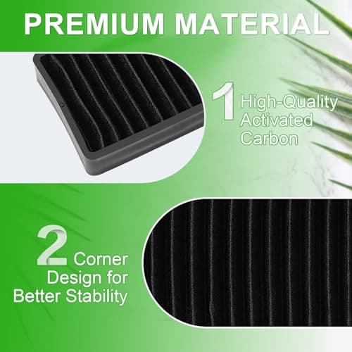 PROKITCHEN 5230W1A003A Microwave Filter Replacement Compatible with LG Microwave, Charcoal Filter Fit for GE for Kenmore for Charbroil for Eureka Microwave Parts Filters LMHM2237BD LMV1650ST, 2 Pack - Thumbnail 3