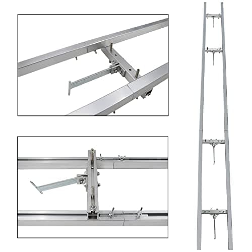XSLOER Portable Chainsaw Mill 12FT Rail Mill Guide System - Thumbnail 6