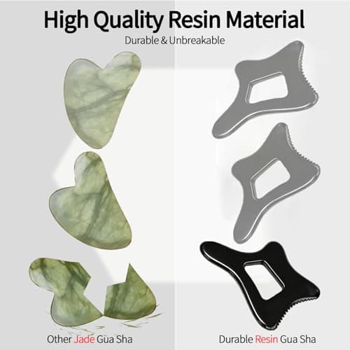 InfiniteRelax Body Gua Sha Tool (Black), Large Body Gua Sha for Lymphatic Drainage Tool & Cellulite Massage Tool, Suitable for Back, Legs, Neck and Women's Full Body Sculpting - Thumbnail 6