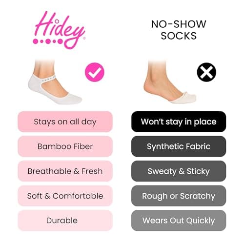 Hidey Style Premium White Austrian Crystal White Socks for Women (1 Pair), Stylish Anklet for Women - Breathable Women’s Socks - Thumbnail 6