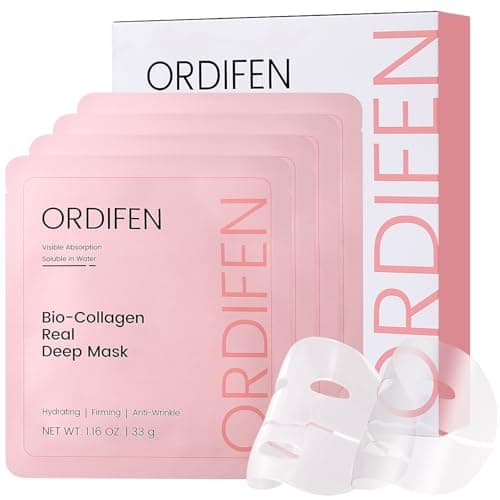 ORDIFEN Collagen Night Wrapping Mask for Glowing Skin, Overnight Wrapping Peel Off Facial Mask for Elasticity Hydration (Deep Collagen Hydrating Mask) - Image 1