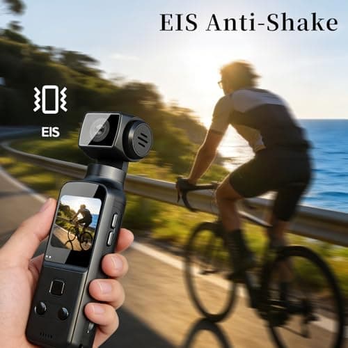 AHUMADOR DE Body Cameras with Audio and Video Recording,Pocket Camera for Vlogging,Blogging,YouTube,Travel and Content Recorder with 128GB Card - Thumbnail 4