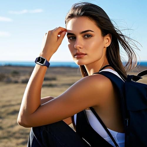 8 Pack Sport Bands Compatible with Apple Watch Bands 40mm 38mm 41mm 42mm 44mm 45mm 49mm 46mm for Women Men,Silicone Waterproof Strap for iWatch Apple Watch Series11 10 9 Ultra 8 7 6 5 4 3 2 1 SE - Thumbnail 6