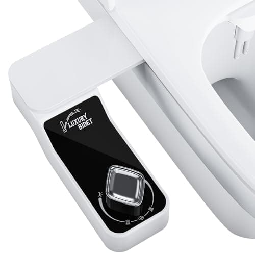 Bidet Attachment for Toilet - A Non-Electric Self Cleaning Water Sprayer with Adjustable Water Pressure, Ultra-Slim Bidet Attachment, Rear and Feminine Wash, Angle Control & Easy Home Installation
