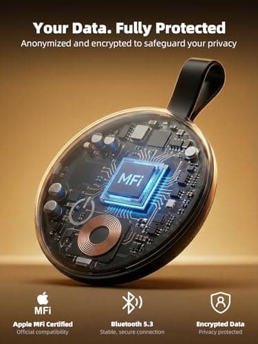 Xiauma Air Tracker Smart Tags iOS & Android, Bluetooth Key Finder Locator with Sound, IP65 Waterproof Tracking Device, Replaceable Battery Item Finder for Luggage, Keys, Wallets, Pets, Backpack - Thumbnail 4