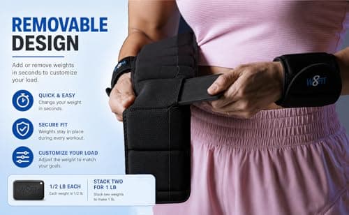W8FIT Adjustable Weighted Belt for Men & Women – Rucking Belt for Walking, Hiking & Strength Training (8 LB Medium) - Thumbnail 5