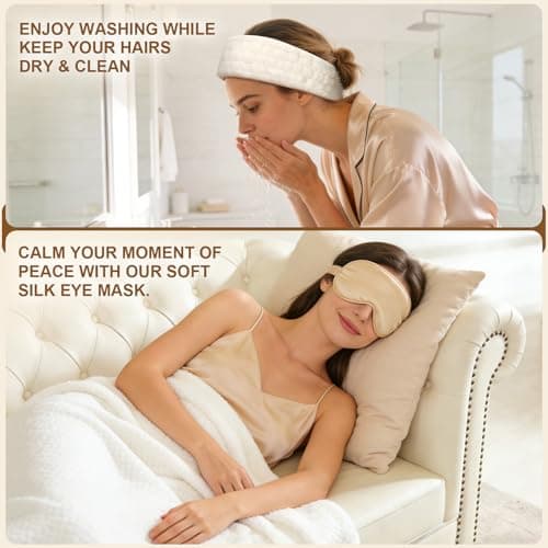 Fynnsilas Stress Relief Spa Gift Box for Women – 12pc Self Care Set w/ Oud Wood Candle, Blanket, Bath Bombs, Eye Mask, Fuzzy Socks | Birthday Get Well Thinking of You Gift - Thumbnail 6