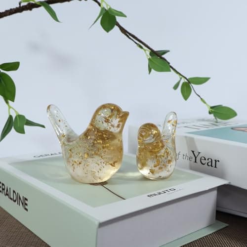YeseeYe Birds Statues Home Decor Figurine - Modern Style Sculpture Decorative Ornaments for Living Room, Bedroom, Office Desktop, Cabinets - Thumbnail 5