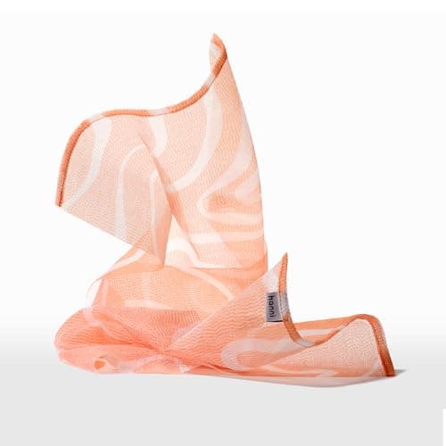 HANNI Extra-Long Shower Scarf, Japanese-Inspired Exfoliating Body Scrubber, Loofah-Like Wash Cloth for Dead Skin Removal (Pack of 1) - Thumbnail 2