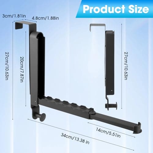 Over The Door Drying Rack, 1 Pack Foldable Over The Door Hooks Hanger for Laundry Clothes Heavy Duty Door Organizer Rack Coat Towels Hanging Storage for Bedroom Bathroom Kitchen - Thumbnail 3