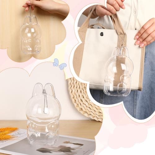 2Pcs Waterproof and Dusproof Display Protective Case for Blind Box Doll, Clear Protective Case Compatible for 15cm Sitting Doll Premium Display Case (2Pcs, Doll not Included) - Thumbnail 6