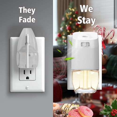 Plug-In Air Freshener Refills 12 Pack - Holiday Scents with Sweet Home, Frosted Donut, Mistletoe, Candy Canes - Wall Plug in Refills 7.92 Fl Oz - Compatible with Air Wick & Glade, Not for Glade Plus - Thumbnail 5
