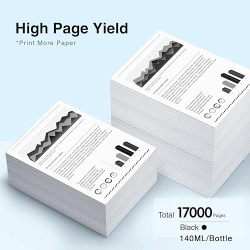 Starink Replacement for 502 Black Ink Replacement for 502 Ink Refill Bottles High Capacity, Compatible with EcoTank ET-2850 ET-3850 ET-4850 ET-2760 ET-3760 ET-4760 Printers, 2 Pack - Thumbnail 5