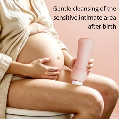 Portable Peri Bottle Postpartum Bidet for Personal Hygiene, 500ml (17.6oz) Large Capacity, Retractable Hose for Outdoor Travel & Toilet Use, Perineal Cleansing Recovery Care for Women - Thumbnail 6