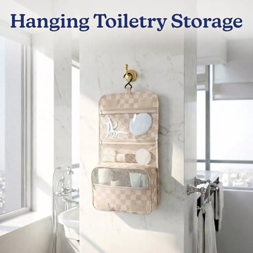 Vandel Space-Saving Compression Packing Cubes for Women with Hanging Toiletry Bag, Laundry Bag, Compressible Carry On Suit Case Organizer Luggage Packing Cubes for Travel Compression Organizer Bags - Thumbnail 4
