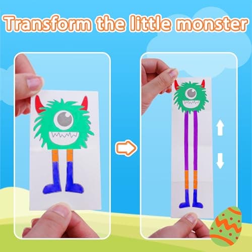 YPLUS Pocket Paint with Water Book for Toddler, Art Activities Craft Toys Watercolor Painting Paper for Kids, Gift for Kids Ages 1-3, 2-4, 4-6,Drawing with Brush - Monsters - Thumbnail 5